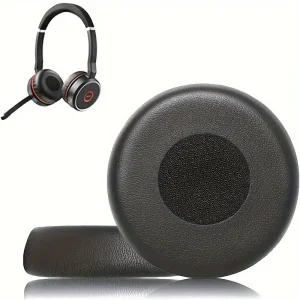 Συμβατά Ανταλλακτικά  μαξιλαράκια για Jabra Evolve Jabra Evolve 75 Series ( ζεύγος- μαύρα)