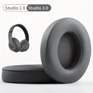 Συμβατά Ανταλλακτικά μαξιλαράκια για  Beats Studio 2.0/3.0 Ear Pads (ζευγάρι-ΓΚΡΙ)