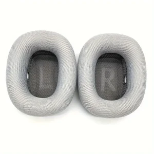 Συμβατά Ανταλλακτικά μαξιλαράκια για  Apple AirPods Max ( ζεύγος- γκρι)-JQ370160