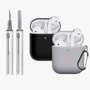 Σετ (2) τμχ Θήκη airpods με Στυλό καθαρισμού
