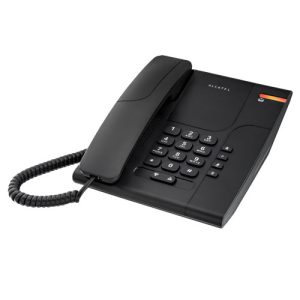 Alcatel Temporis 180 Ενσύρματο Τηλέφωνο Γραφείου Μαύρο