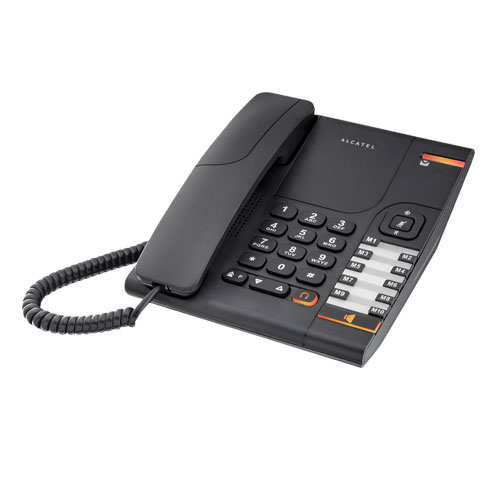 Alcatel Temporis 380 Ενσύρματο Τηλέφωνο Γραφείου Μαύρο