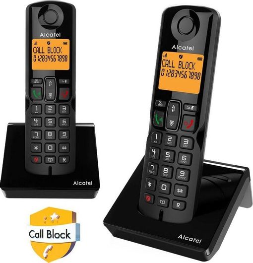 Alcatel S280 Ασύρματο Τηλέφωνο Duo